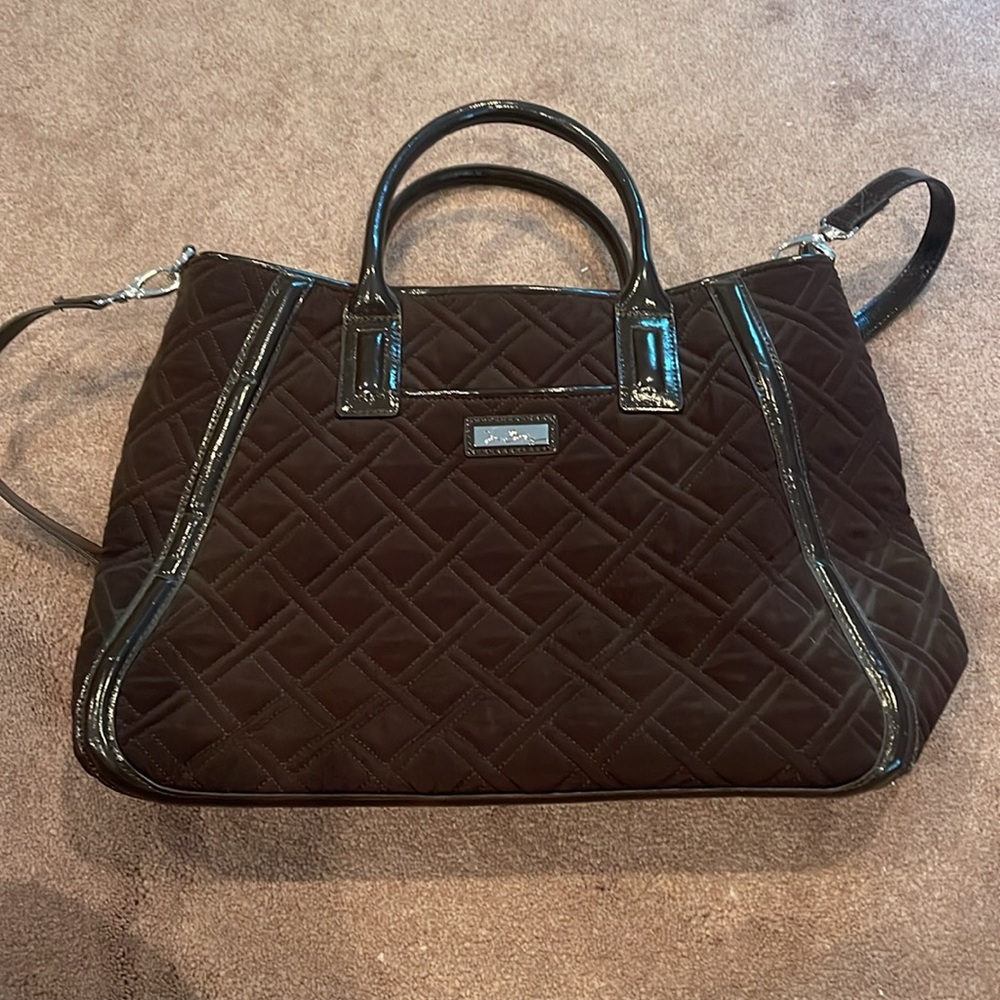 Vera Bradley Quilted Brown Handbag